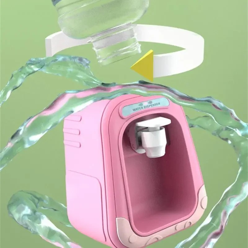 Mini Water Dispenser for Children Cute Cartoon Drinking Fountain for Water, Juice & Milk