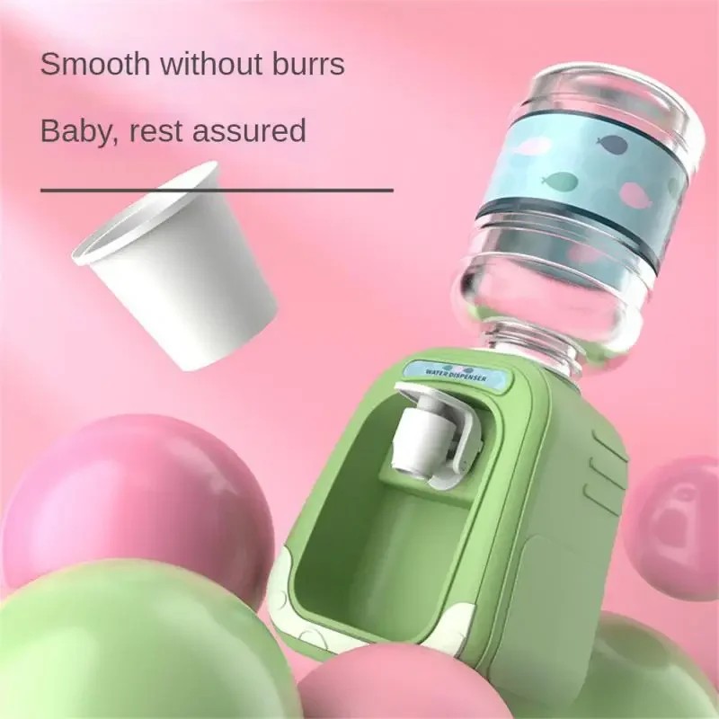 Mini Water Dispenser for Children Cute Cartoon Drinking Fountain for Water, Juice & Milk