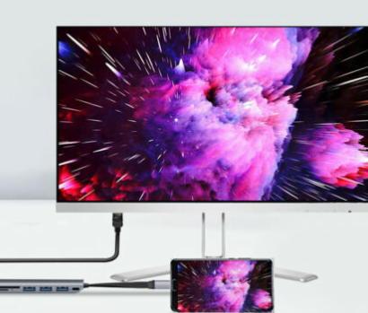 USB Type C Hub Adapter Dock With 4K HDMI