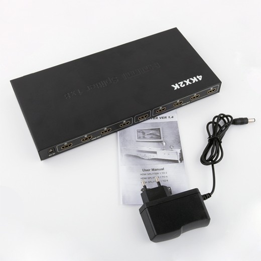 1 Minute 8hdmi Splitter 4K Screen Splitter Signal With Screen