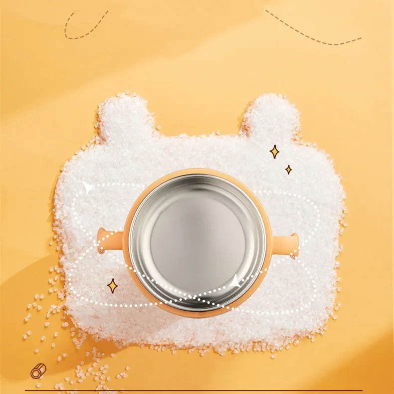 Children's Tableware, Baby Stainless Steel Separate Insulation, Intelligent Constant Temperature Bowl