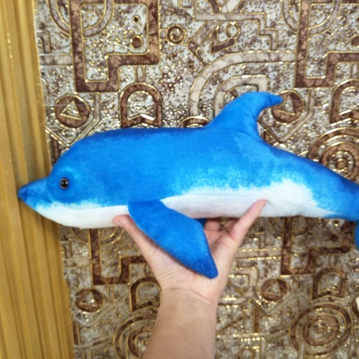 Simulation Dolphin Ocean Plush Toy Pillow Gift
