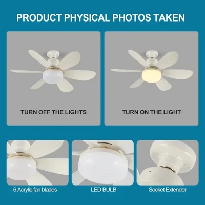 IRALAN Modern Ceiling LED Light Fan