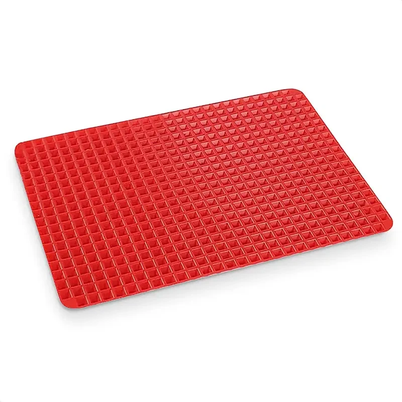 1pc Non-Stick Silicone Pyramid Cooking Mat for Baking