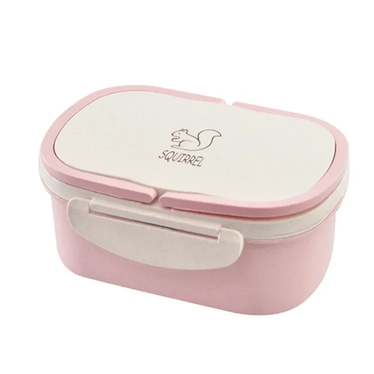 Cute Portable Compartment With Lid Japanese Style Cooler