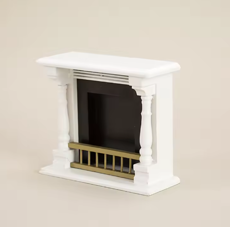 1/12 Dollhouse Miniature Fireplace Model Dollhouse Living Room Furniture Decoration Dolls House Accessories