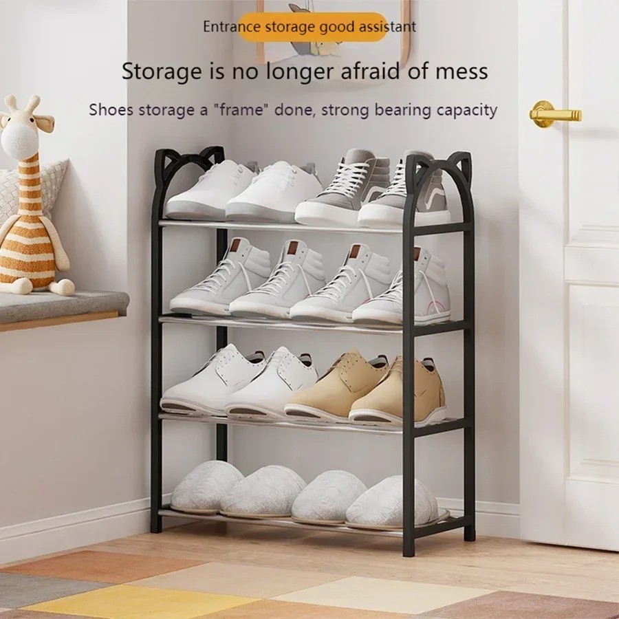 4-Layer Household Storage Rack  Simple Shoe Cabinet