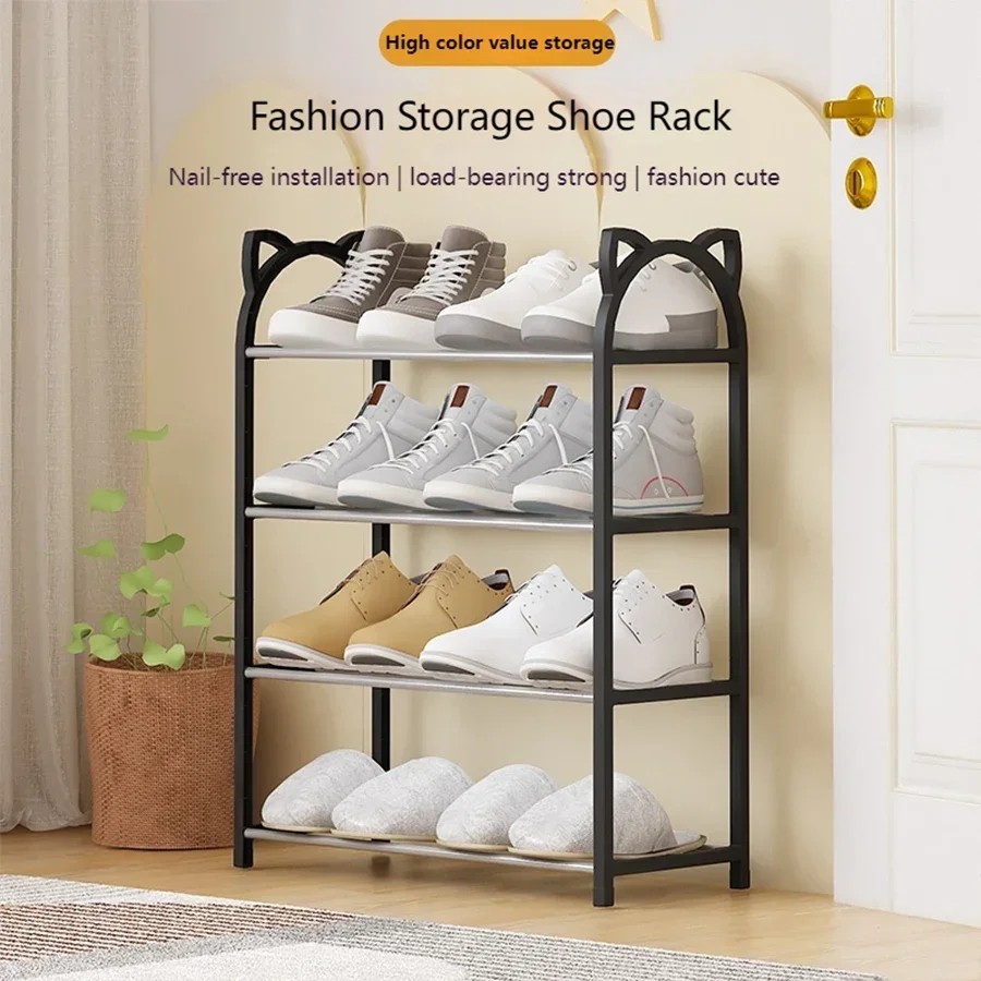 4-Layer Household Storage Rack  Simple Shoe Cabinet