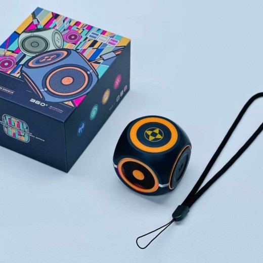 Decompression Rotating Gyro Bass Bluetooth Speaker