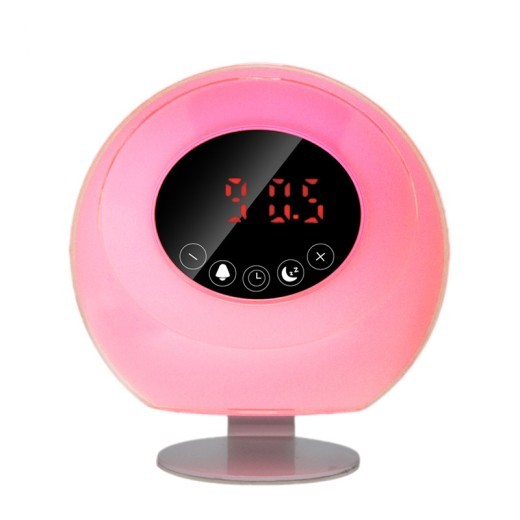 Music Card Wake-Up Device Led7 Color Bedside Lamp