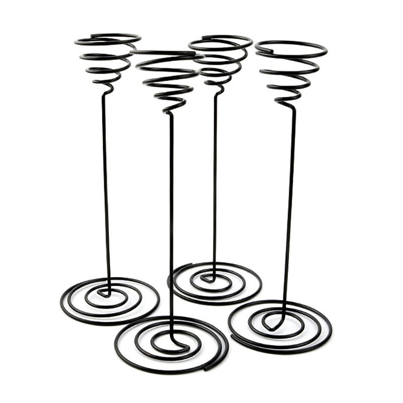 Creative Black Iron Air Pineapple Base Plant Flower Pot Rack Holder