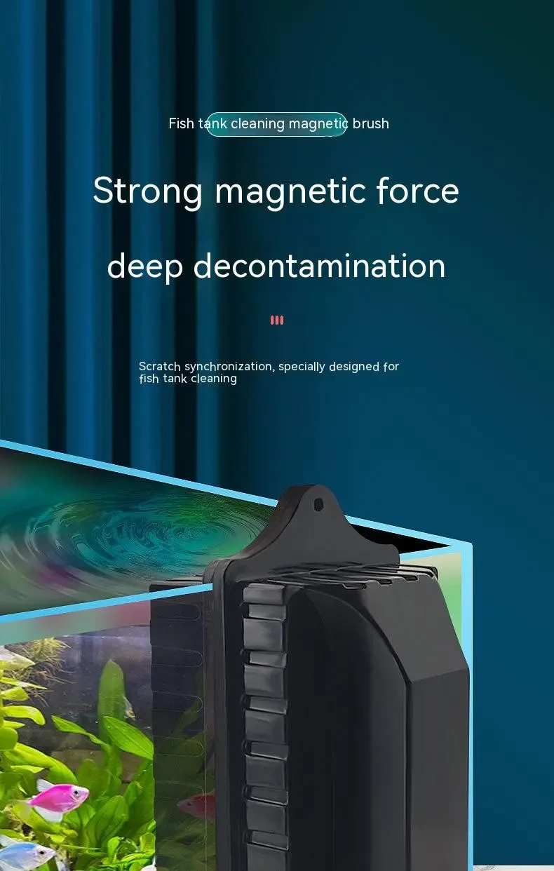 Fish Tank Cleaning Tool Fish Tank Magnetic Brush