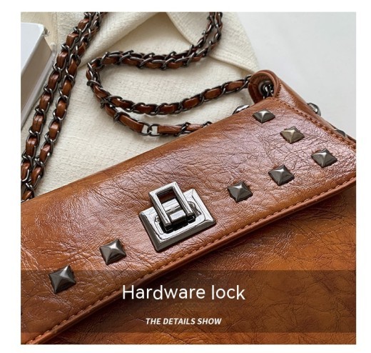 Rivet Bag Envelope Chain Crossbody