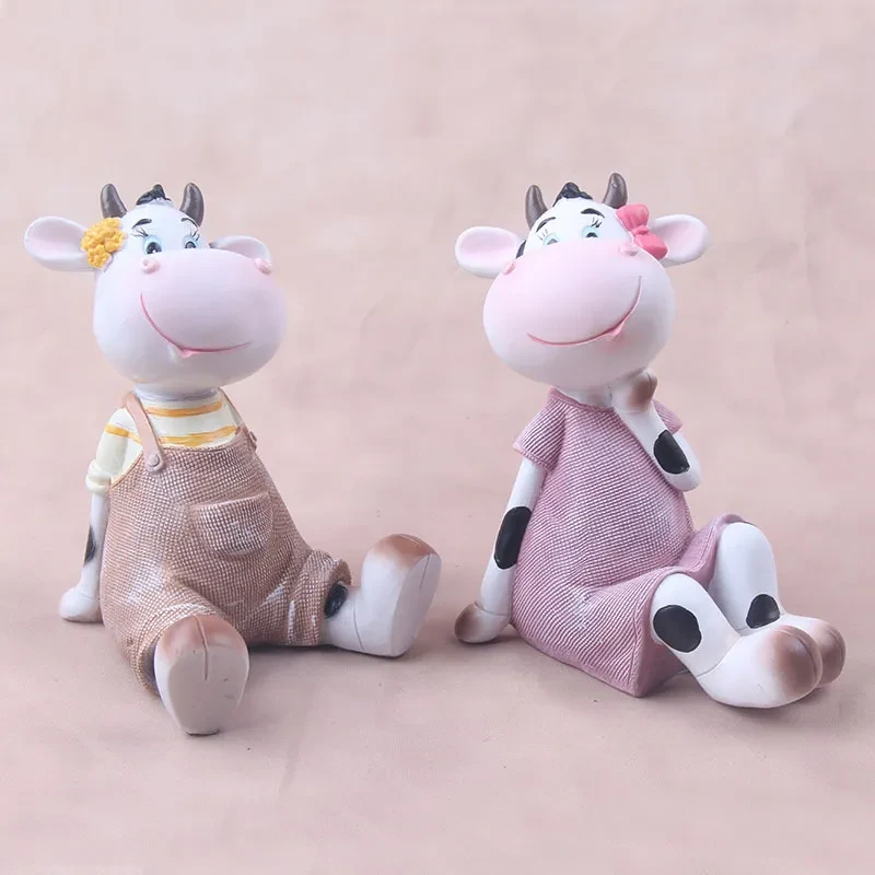 Cow Decoration Office Desktop Creative Souvenirs