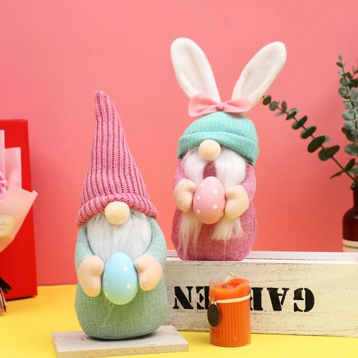 Easter Decorations Wool Cute Hugging Bunny Doll Doll Home Decoration