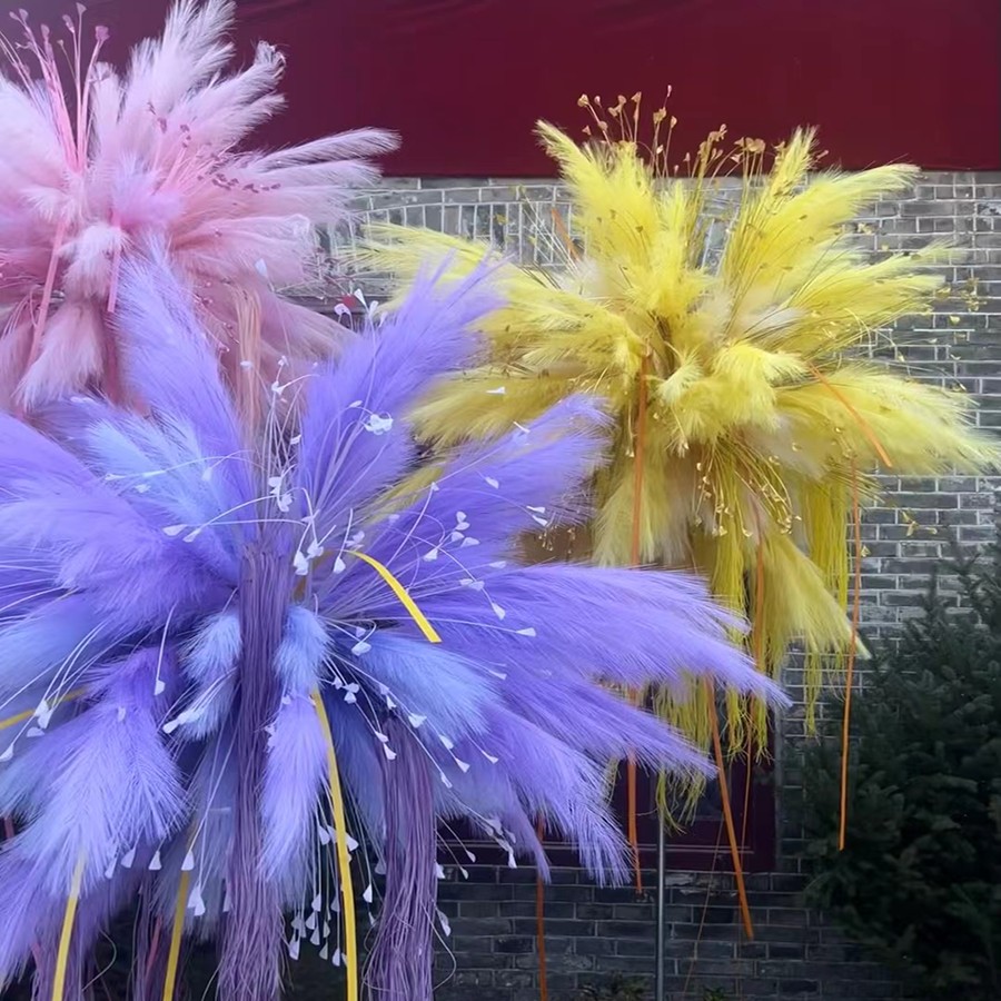 Reed Pampas Grass Decoration for Valentine's Day, New Year, and Wedding  Feather Pampas Grass, Flower Arrangement