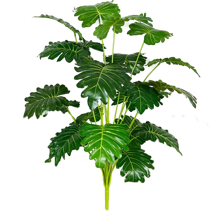 75cm 24 Forks Large Artificial Tropical Monstera Plant