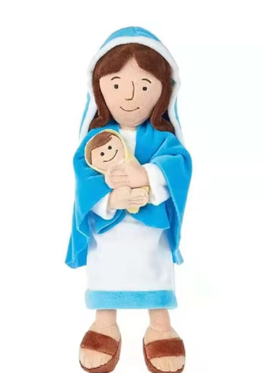 Christ Religious Home Decoration Virgin Mary Educational Doll Virgin Mary Plush Toy Plush Pillow Jesus Plush Doll Stuffed Toy