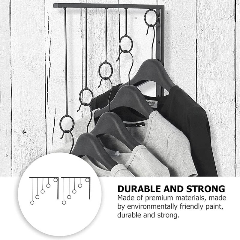 Gold Clothing Display Hangers Rack