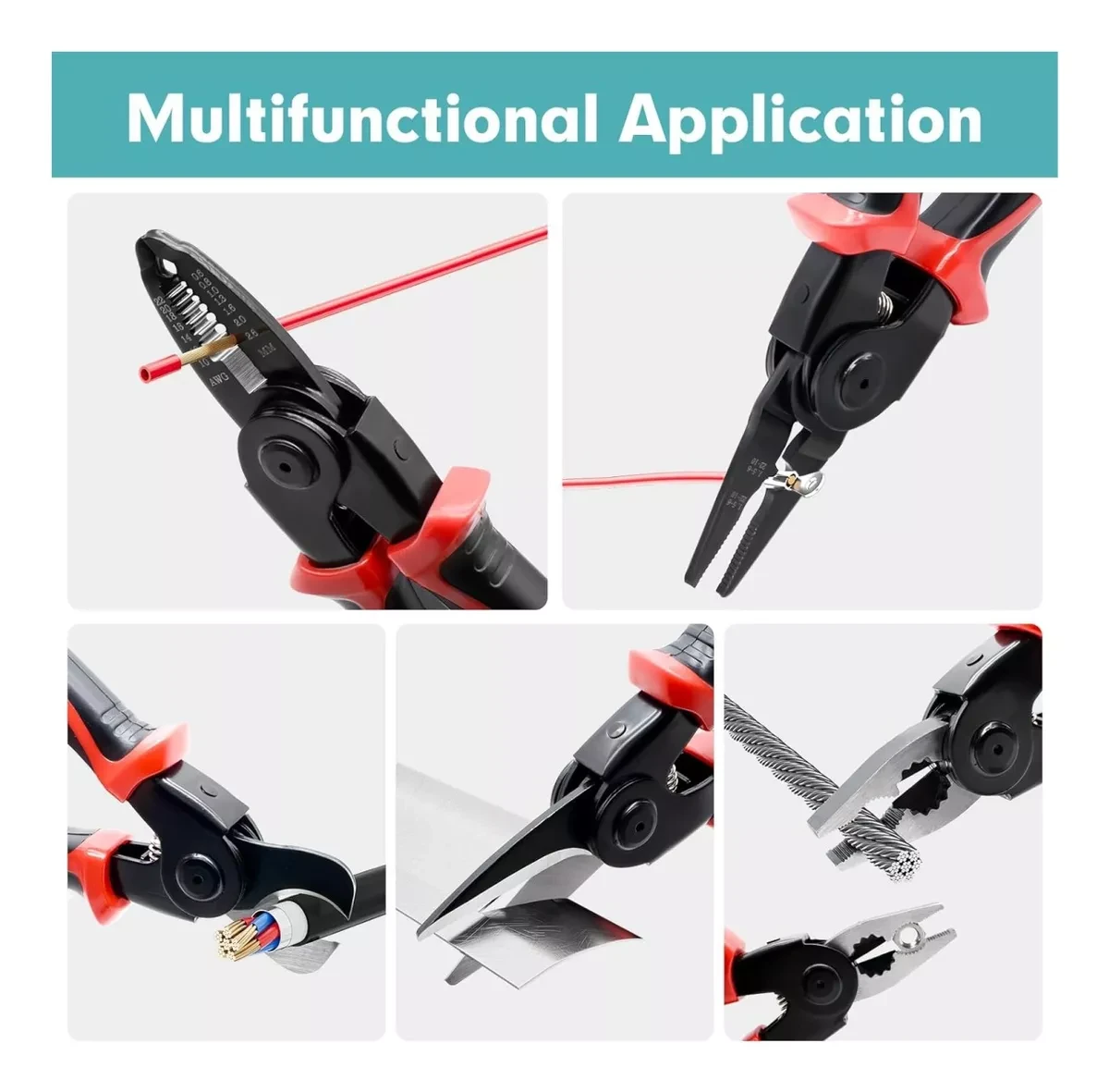 5 in 1 Multifunctional Pliers Set