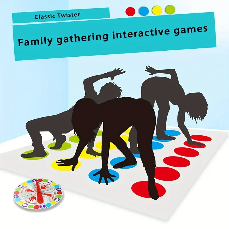 1pc Classic Twister Family Gathering Game