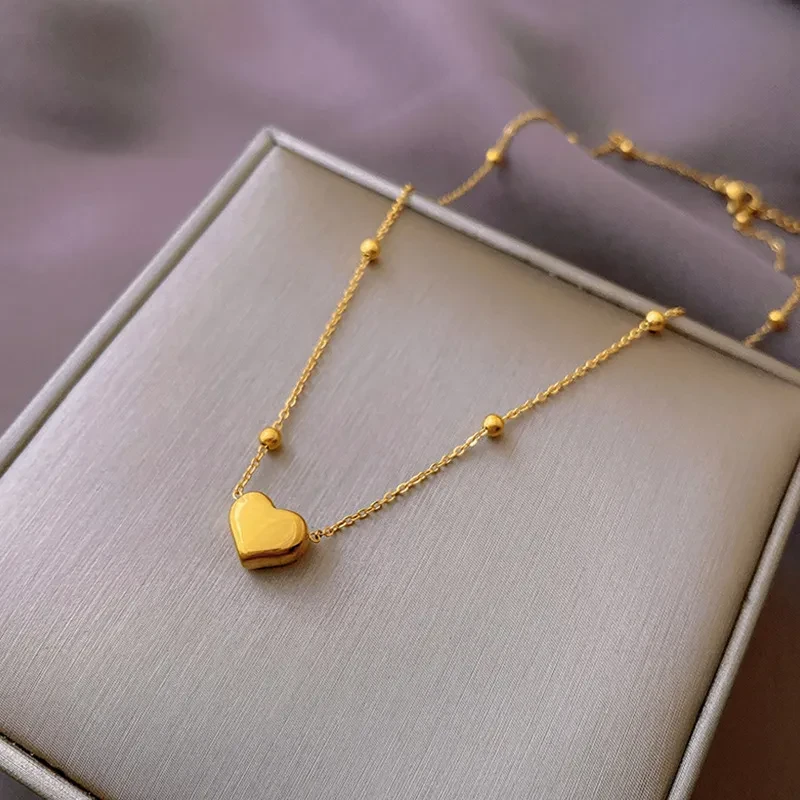 Love Pendant Necklace Female Clavicle Chain