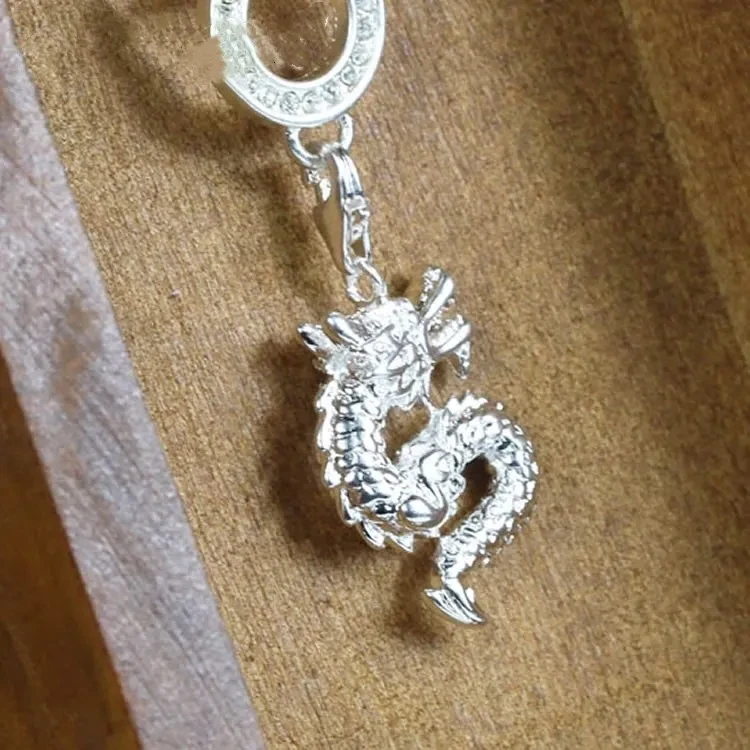 Three-dimensional Small Chinese Dragon Pendant