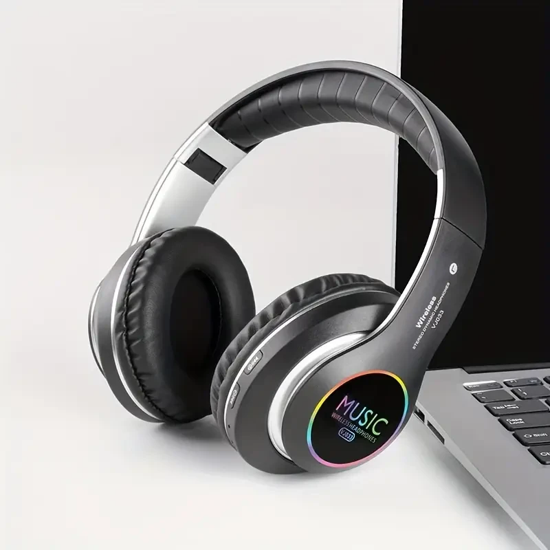 Foldable Wireless Headphones with Deep Bass