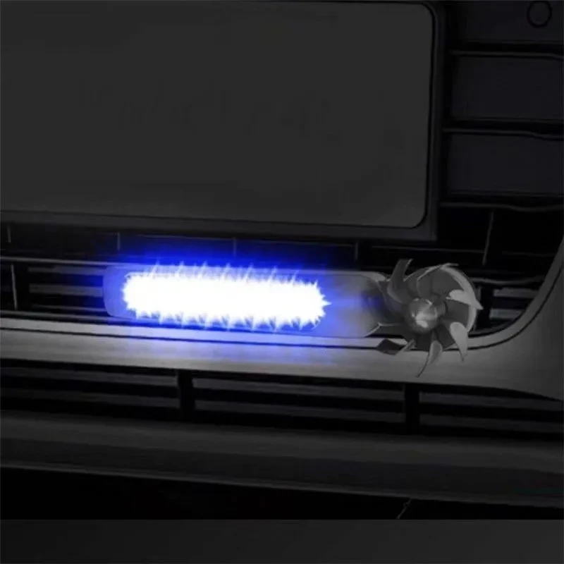 2Pcs No Need External Power Supply Wind Energy Day Light LED Car DRL Led Daytime Running Light Lamp Strip RGB Motorcycle Stying