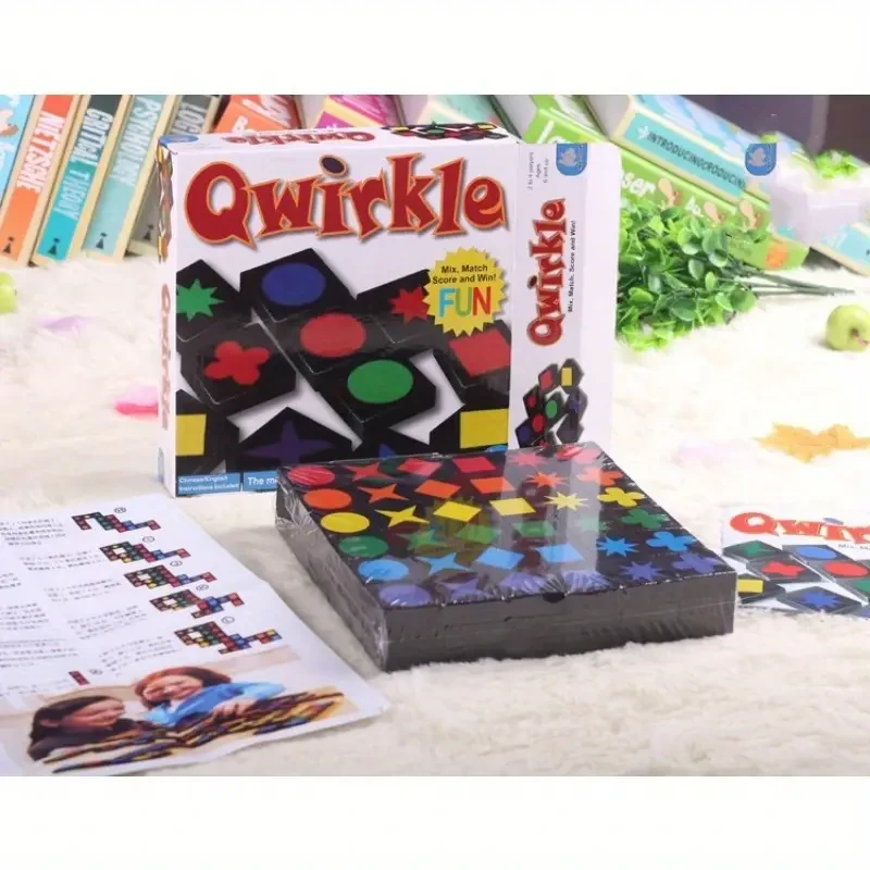 Home Entertainment| Qwirkle Board Game for 2-4 Players