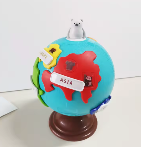 Montessori Science Learning Globe Toys Playing Toy Geography Toy STEAM Education for Kids 3-6 Years