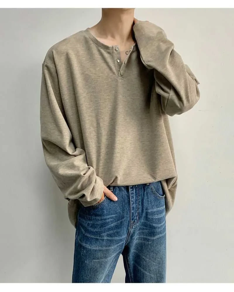 American Fashion Brand Long-sleeved T-shirt Men's Spring And Autumn