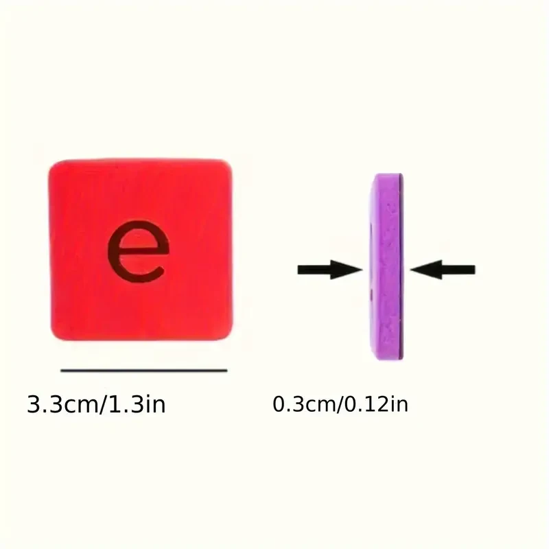 100pcs Educational Magnetic Letters & Words Set