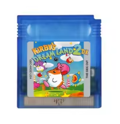 GBC Game Cartridge Lunar Chase Trip World Dream Land Radical Rescue16 Bit Video Game Console Card