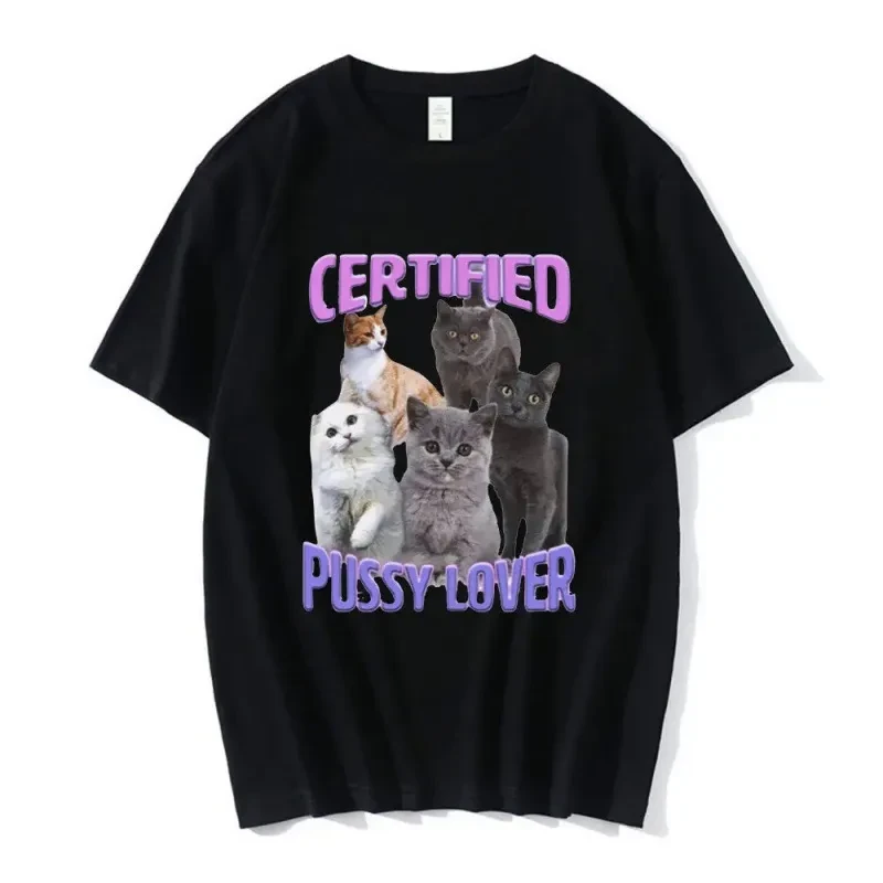 Certified Pussy Lover Cat Meme Shirt