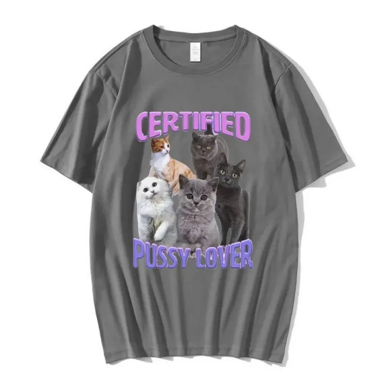 Certified Pussy Lover Cat Meme Shirt