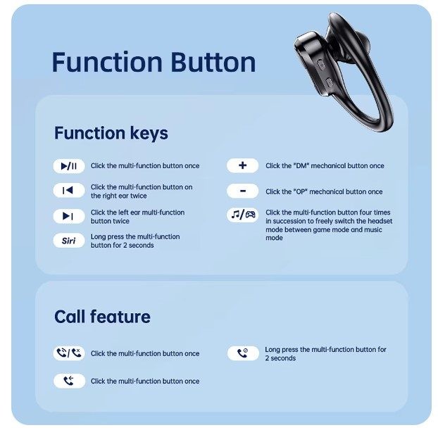 Lenovo XT80 True Wireless Earphones with Noise Reduction Earhooks