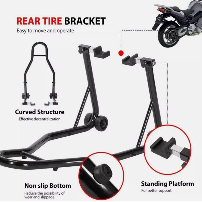 Rear Motorcycle Stand Paddock Stand Lift Universal