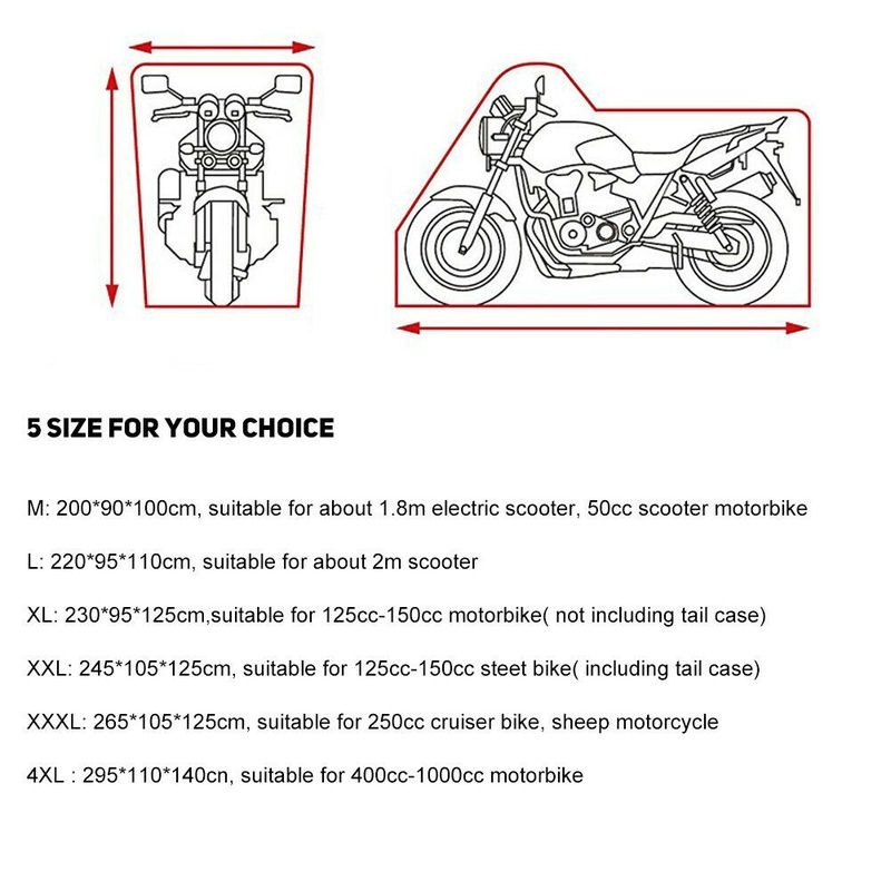 Motorbike Cover Size XXL