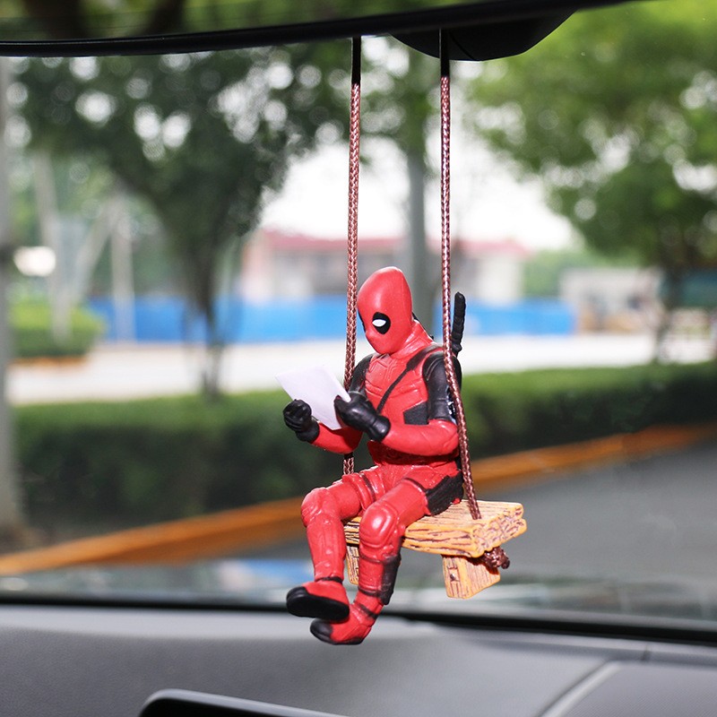 Deadpool 2 Action Figure Marvel X-Men Swing Posture Anime Doll Car Charm