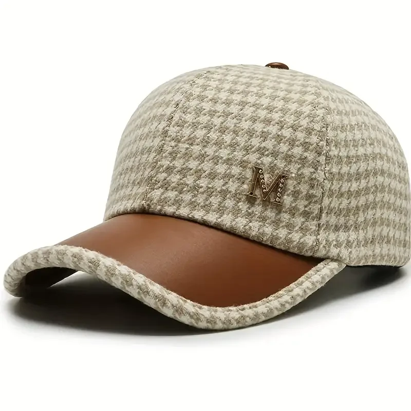 Plaid Baseball Cap