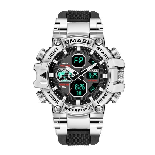 Brand Men's Sports Fashion Fitness Watch Dual