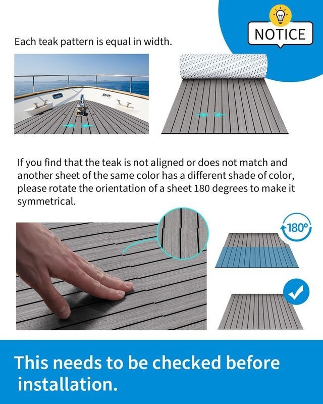 EVA Foam Boat Decking Deluxe Marine Yacht Flooring Mat Sheet