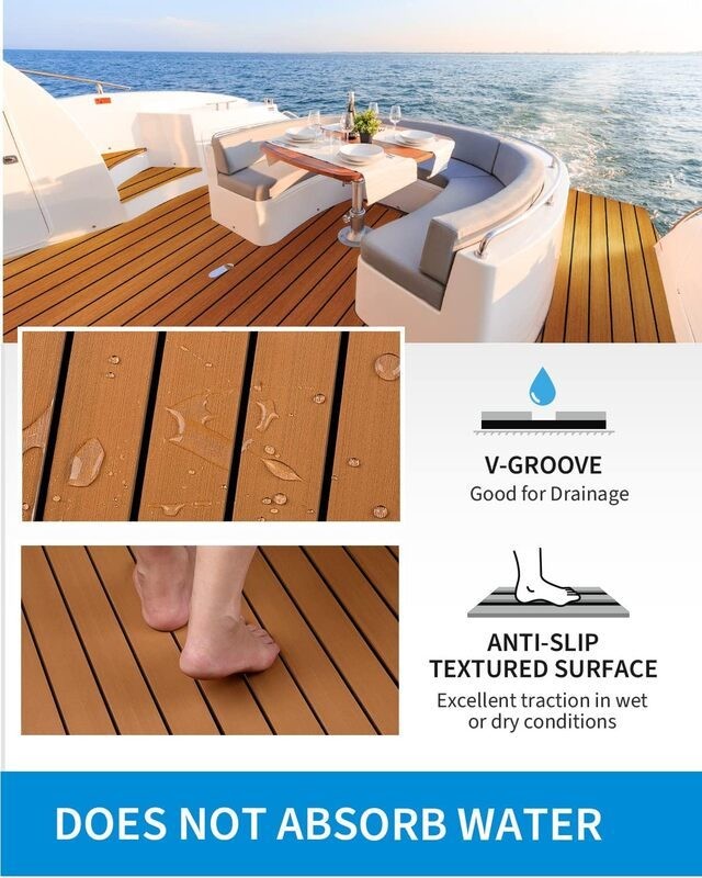 Boat Decking Mat Deluxe Marine Yacht Flooring Sheet