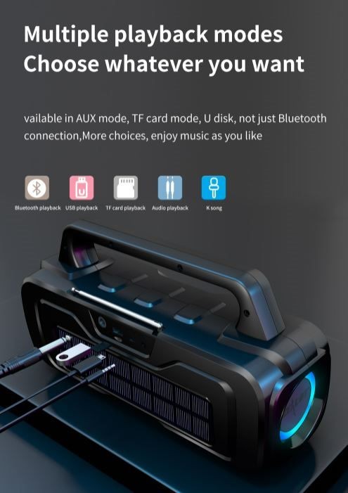 Speaker, Zealot P2, 40W, 8000mAh, With Wire Microphone,