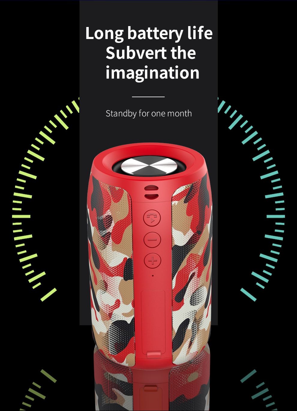 Speaker, Bluetooth speaker, S32, 8 Hours Playing, HiFi Sound