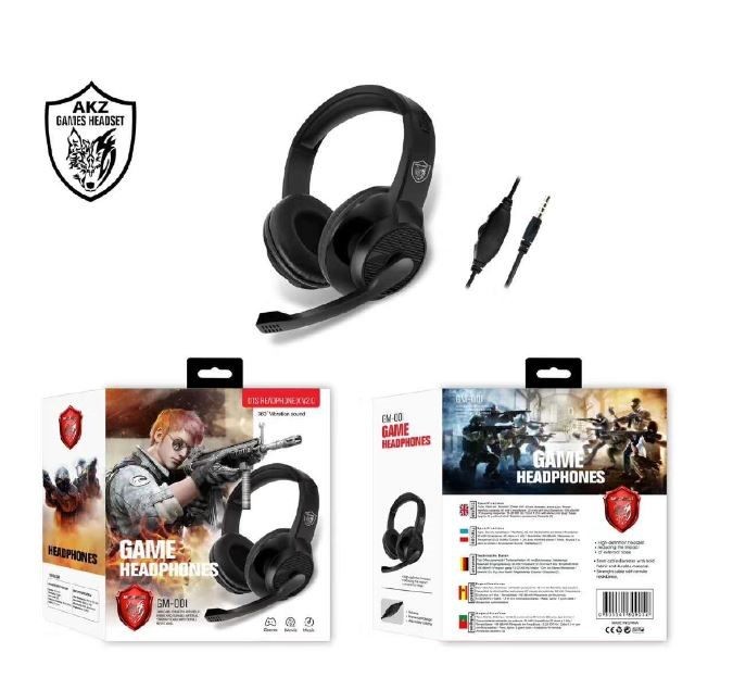 Gaming Wired Headphone with microphone, High Quality.