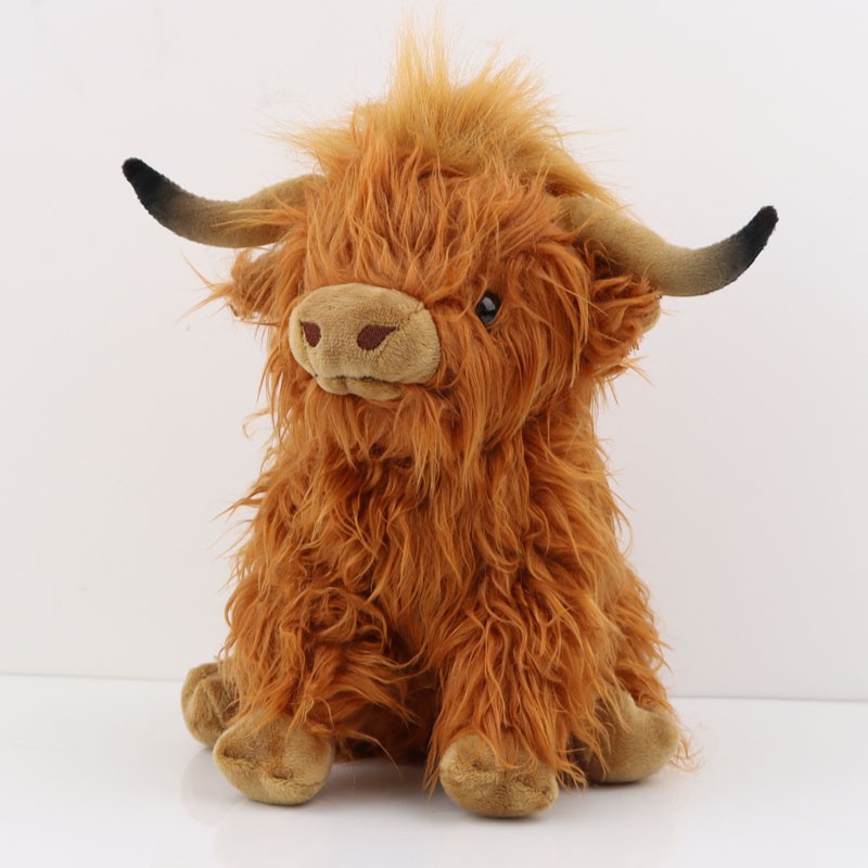 Scottish Highland Cow Cattle Stuffed Animal