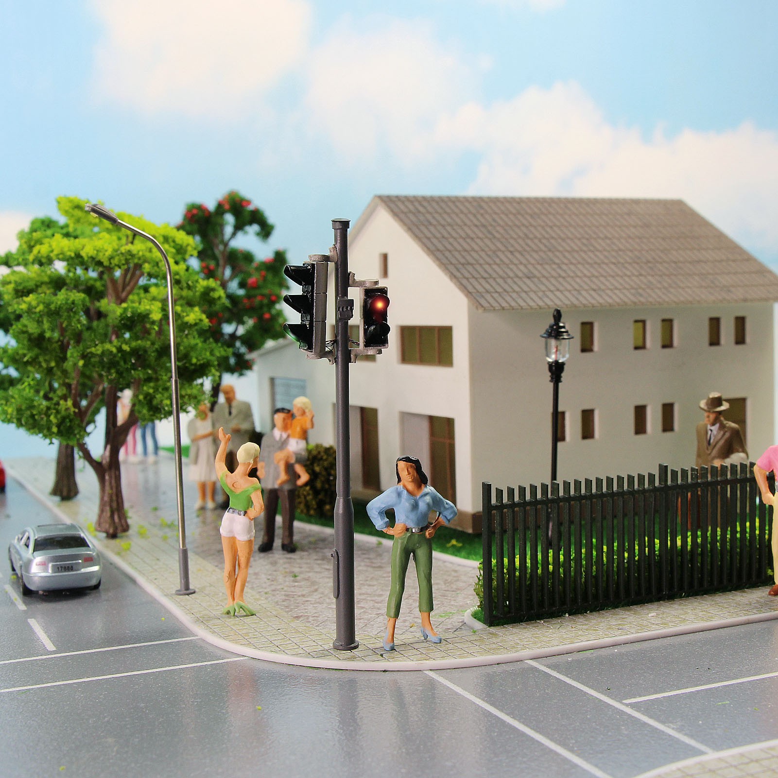 Evemodel 30pcs Different Poses Model Trains 1:43 O Scale