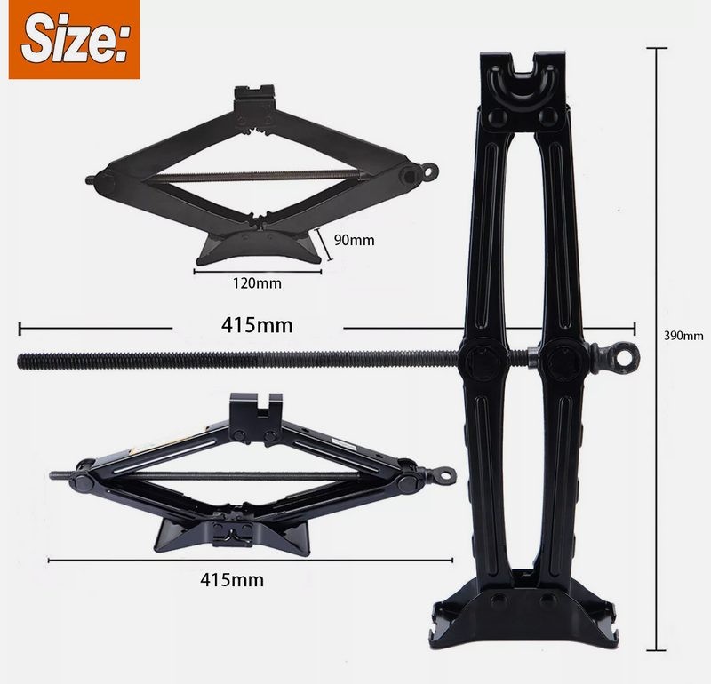 Scissor Jack 2 Ton Handle Crank/Wrench
